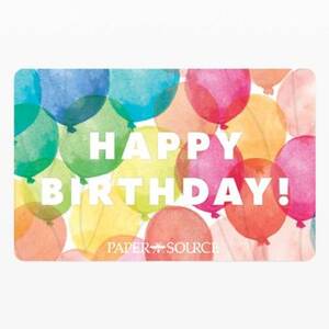 Happy Birthday Electronic Gift Card