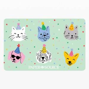 Party Dogs & Cats Electronic Gift Card