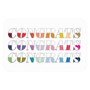 Rainbow Congrats Electronic Gift Card