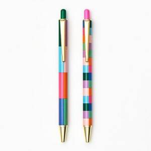 Colorful Geometric Ballpoint Pens