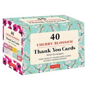 Cherry Blossom Thank You Card Set
