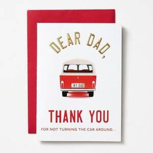 Turning the Car Father's Day Card
