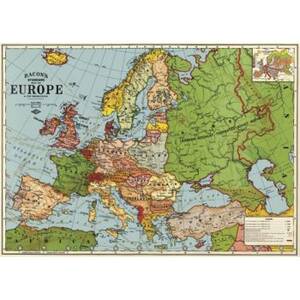 Europe Map Flat Wrap