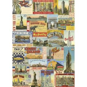New York City Postcards Flat Wrap