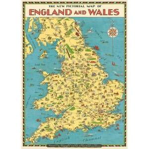 England Map Flat...
