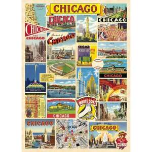 Chicago Collage Flat Wrap