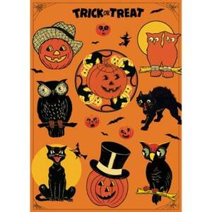 Trick or Treat Halloween Flat Wrap