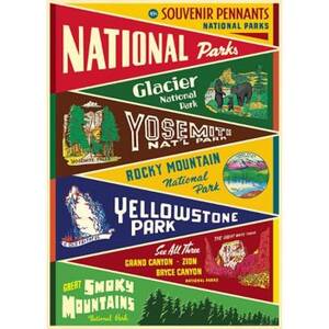 National Parks Pennant Wrap & Poster