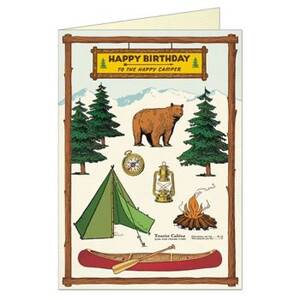 Camping Birthday Card