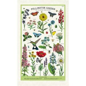 Cavallini & Co. Pollinator Garden Tea Towel