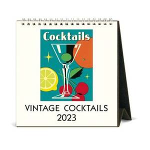 2023 Cavallini & Co. Vintage Cocktails Desk Calendar