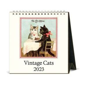 2023 Cavallini & Co. Vintage Cats Desk Calendar