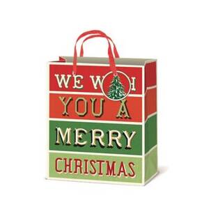 Cavallini & Co. Merry Christmas Medium Gift Bag