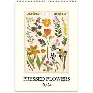 2024 Cavallini & Co. Pressed Flowers Wall Calendar