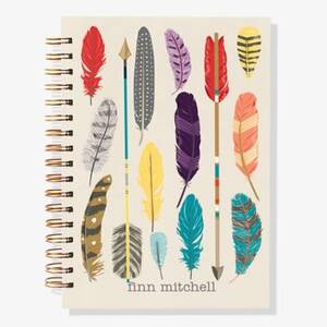 12-Month Feathers Custom Planner