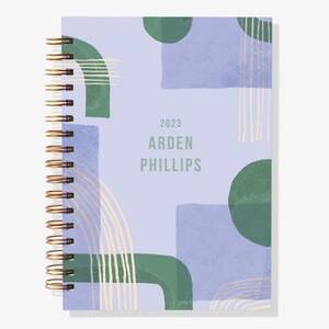 12-Month Abstract Custom Planner