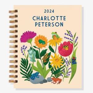 12-Month Frogs and Flora Custom Planner