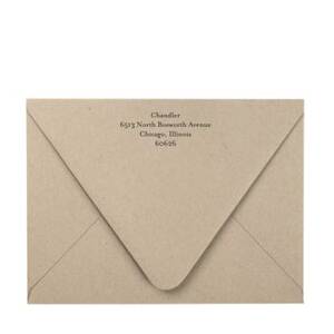 Printed A6 Envelopes