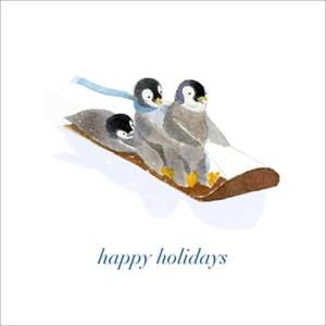 South Pole Sledders Holiday Card