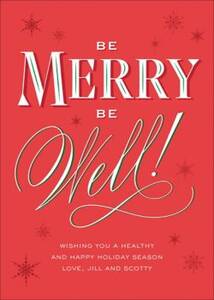 Merry Well Holiday Card