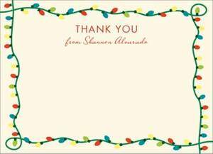 String Lights Thank You Notes