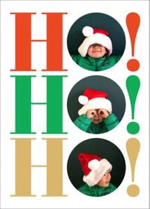 Ho Ho Ho Holiday Photo Card