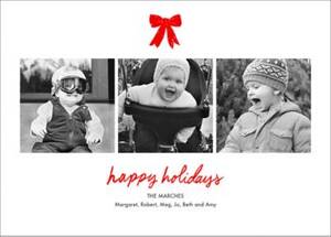 Holiday Triptych Horizontal Photo Card