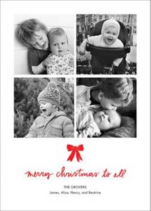 Holiday Triptych Vertical Photo Card