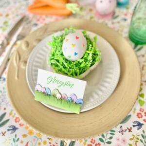 How To Make an Easter Place Setting