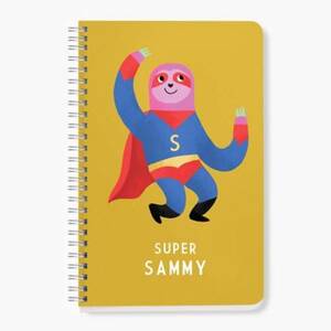 Super Sloth Custom Journal