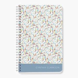 Swirl Dots Custom Journal