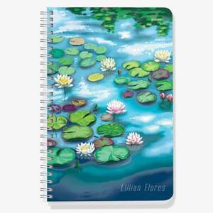 Water Lillies Custom Journal