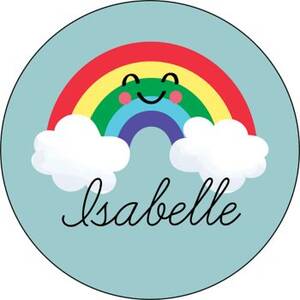 Rainbow Personalized Stickers