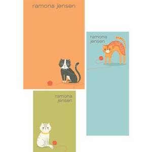 Cat Yarn Mixed Personalized Note Pads