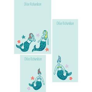 Mermaid Mixed Personalized Note Pads