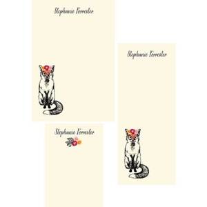 Woodland Fox Mixed Personalized Notepads