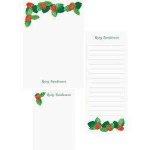 Strawberry Mixed Personalized Notepads
