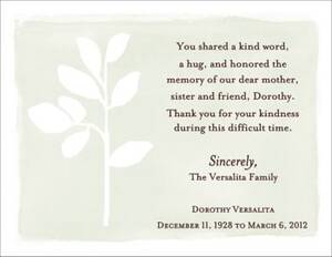 Soft Leaf Sympathy Card
