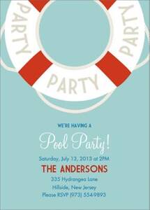 Life Preserver Party...