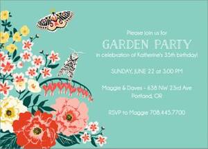 Garden Tea Party Invitation