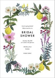 Herb Garden Bridal Shower Invitation