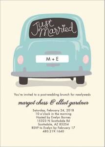 Just Married Car...