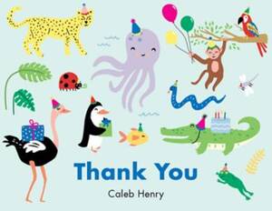 Party Animals Thank You Notes