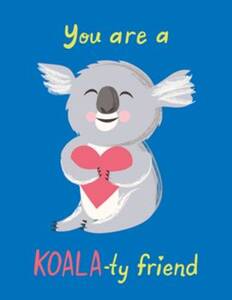 Koala-ty Friend Custom Valentine Card