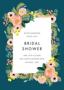 Spring Garden Bridal Shower Invitation