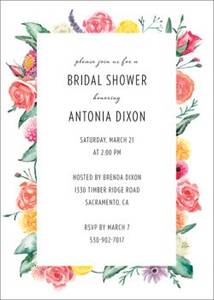 Spring Bouquet Bridal Shower Invitation
