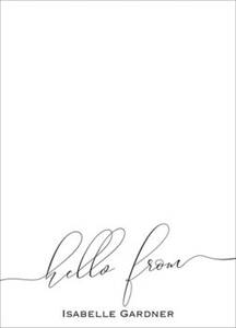 Signature Hello From Stationery
