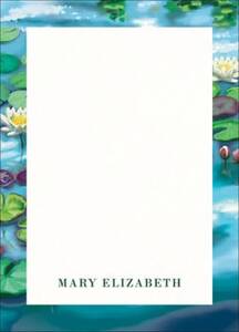 Water Lilies Stationery