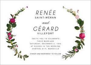 Belvoir Wedding Invitation