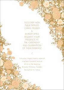 Centifola Wedding Invitation